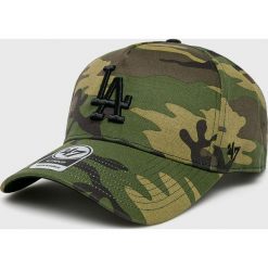 47brand - Czapka. Zielone czapki męskie 47brand, z bawełny. W wyprzedaży za 59,90 zł.