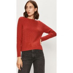 Only - Sweter. Brązowe swetry damskie ONLY, s, bez wzorów, z wiskozy, z długim rękawem, długie, bez kaptura. W wyprzedaży za 99,90 zł.
