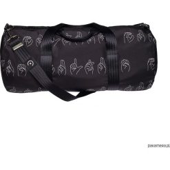 Culturebags Torba Print Język Migowy. Czarne torby męskie na ramię marki Pakamera, z syntetyku. Za 199,00 zł.