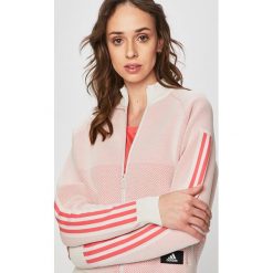 Adidas Performance - Bluza. Pomarańczowe bluzy damskie adidas Performance, s, z nadrukiem, z poliesteru, bez rękawów, bez kaptura. W wyprzedaży za 269,90 zł.