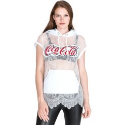 Pinko Rabarbaro Bluza Biały. Białe bluzy damskie Pinko, l, z aplikacjami, z bawełny, bez rękawów, bez kaptura. Za 1343,95 zł.