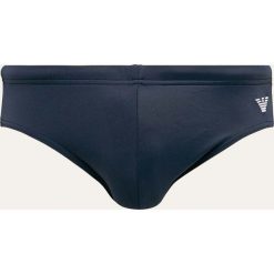 Emporio Armani - Kąpielówki. Niebieskie kąpielówki męskie Emporio Armani, s, bez wzorów, z elastanu. Za 259,90 zł.