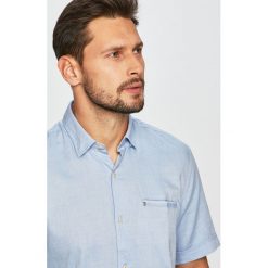 Pierre Cardin - Koszula. Niebieskie koszule męskie marki Pierre Cardin, s, bez wzorów, z bawełny, casualowe, button down, z krótkim rękawem. Za 299,90 zł.