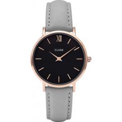 Zegarki damskie: Zegarek damski Rose Gold Black Grey Cluse Minuit CL30018
