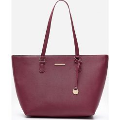 Torba shopper - Bordowy. Czerwone torby damskie na zakupy House, bez wzorów, bez dodatków. Za 59,99 zł.