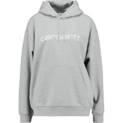 Carhartt WIP HOODED Bluza z kapturem grey/white. Szare bluzy damskie marki Carhartt WIP, l, bez wzorów, z bawełny, bez rękawów, z kapturem. Za 369,00 zł.