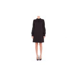 Sukienki krótkie Elisabetta Franchi AB43686E2. Czarne sukienki damskie Elisabetta Franchi, bez wzorów, bez kołnierzyka, z krótkim rękawem, krótkie, mini. Za 935,37 zł.