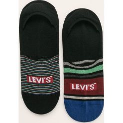 Levi's - Stopki (2 pack). Czarne skarpetki męskie Levi's®, bez wzorów, z elastanu. Za 29,90 zł.