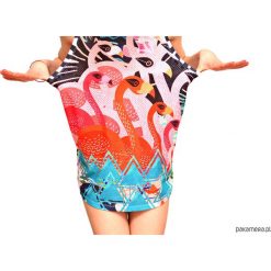 Flamingos Mesh Tank Top. Różowe topy damskie Pakamera, z meshu. Za 159,00 zł.