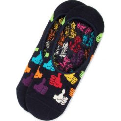 Skarpety Stopki Unisex HAPPY SOCKS - THU06-6500 Granatowy Kolorowy. Niebieskie skarpetki damskie Happy Socks, bez wzorów, z elastanu. Za 32,90 zł.