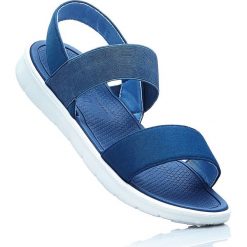 Sandały bonprix ciemnoniebieski. Niebieskie sandały trekkingowe damskie marki bonprix, w paski. Za 49,99 zł.