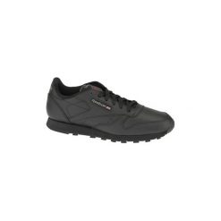 Buty Dziecko Reebok Sport Classic Leather 50149. Czarne buty chłopięce sportowe Reebok Sport, bez zapięcia. Za 179,99 zł.