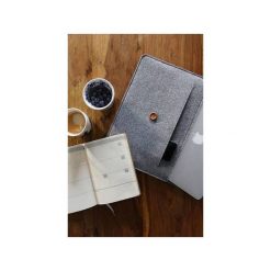 Filcowe etui na laptopa Old Skull. Szare etui męskie marki Creattack. Za 79,92 zł.