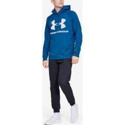 Under Armour Rival Bluza Niebieski. Niebieskie bluzy męskie Under Armour, xxl, bez wzorów, z bawełny, bez kołnierzyka, bez rękawów, bez kaptura. Za 257,95 zł.
