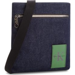 Saszetka CALVIN KLEIN JEANS - Canvas Micro Flat Pa K40K400150 910. Niebieskie torby męskie skórzane Calvin Klein Jeans, bez wzorów, z jeansu, młodzieżowe. W wyprzedaży za 249,00 zł.