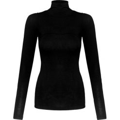 Top Y-3. Czarne topy damskie Y-3, bez wzorów, z golfem. W wyprzedaży za 528,00 zł.