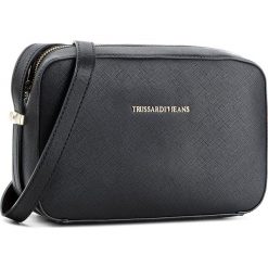 Torebka TRUSSARDI JEANS - Levanto 75B00020 K299. Czarne listonoszki damskie marki Trussardi Jeans, z jeansu. W wyprzedaży za 369,00 zł.