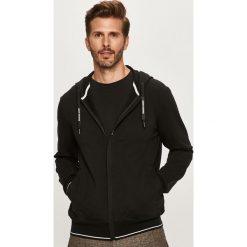 Armani Exchange - Bluza. Czarne bluzy męskie Armani Exchange, s, z nadrukiem, z elastanu, z kapturem, bez rękawów, z kapturem. Za 529,90 zł.