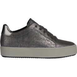Geox - Buty. Szare buty sportowe damskie Geox, bez wzorów, z gumy, sportowe. W wyprzedaży za 229,90 zł.