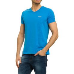 T-shirty męskie z nadrukiem: T-shirt w kolorze niebieskim