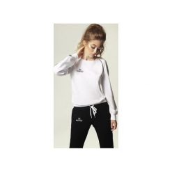 Bluza Monday Unisex - biel. Białe bluzy damskie Madnezz, s, z haftami, z elastanu, bez rękawów, bez kaptura. Za 299,00 zł.