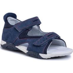 Sandały RENBUT - 31-4425 Jeans. Niebieskie sandały chłopięce RenBut, z jeansu, bez zapięcia. Za 189,00 zł.