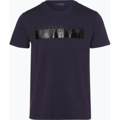Trussadi Jeans - T-shirt męski, niebieski. Niebieskie t-shirty męskie Trussadi Jeans, s, bez wzorów, z jeansu, eleganckie, bez kołnierzyka. Za 149,95 zł.
