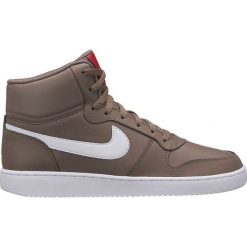 Nike - Buty Ebernon Mid. Szare sneakersy męskie Nike, ze skóry, na sznurówki. Za 329,90 zł.