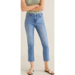 Mango - Jeansy Grace. Niebieskie jeansy damskie Mango, bez wzorów, z elastanu. Za 119,90 zł.