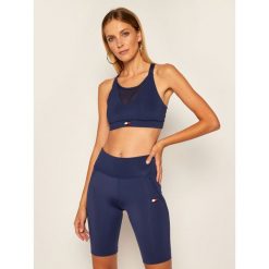 Biustonosz top Tommy Sport Low Support S10S100443. Niebieskie topy damskie Tommy Sport, s, bez wzorów. Za 179,00 zł.