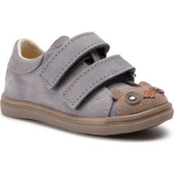 Sneakersy MRUGAŁA - 3180/9-82 Bear Grey. Szare półbuty dziewczęce Mrugała, na rzepy. Za 189,00 zł.