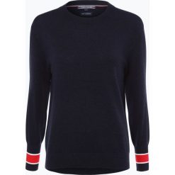 Swetry damskie: Tommy Hilfiger – Sweter damski z dodatkiem kaszmiru, niebieski