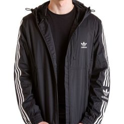 ADIDAS WINDBREAKER > FM3815. Kurtki sportowe męskie Adidas, m, bez wzorów, z poliesteru, z kapturem. Za 279,99 zł.