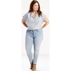 Modelujące dżinsy 310 Shaping Super Skinny Levi's PLUS. Szare jeansy damskie skinny marki Levi's®, z bawełny, z podwyższonym stanem. Za 379,26 zł.