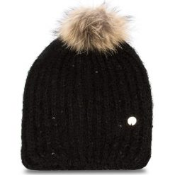 Czapka LIU JO - Cappello Paillettes A68261 M0300 Nero 22222. Czarne czapki zimowe damskie Liu Jo, z materiału. Za 199,00 zł.