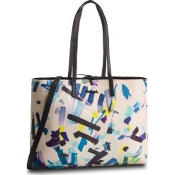 Torebka DESIGUAL - 19SAXPEQ 2000. Czarne torebki klasyczne damskie Desigual, z aplikacjami, ze skóry ekologicznej, klasyczne, zdobione, bez dodatków. W wyprzedaży za 189,00 zł.
