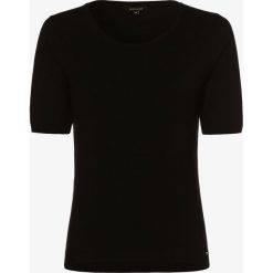 More & More - Sweter damski, czarny. Czarne swetry damskie More & More, bez wzorów, z krótkim rękawem, krótkie, bez kaptura. Za 159,95 zł.