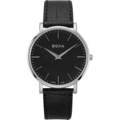ZEGAREK DOXA D-light 173.10.101.01. Czarne zegarki męskie marki DOXA, ze stali. Za 895,00 zł.