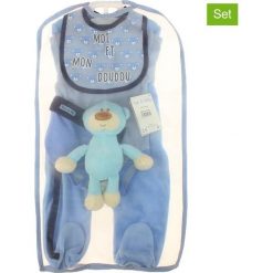 5-częściowy zestaw w kolorze niebieskim. Niebieskie śliniaki marki Lee Cooper, RG 512, Tom & Kiddy, z bawełny. W wyprzedaży za 62,95 zł.