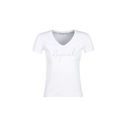 T-shirty z krótkim rękawem Kaporal BUXOM. Białe t-shirty damskie marki Kaporal, s, bez wzorów, bez kołnierzyka. Za 109,00 zł.