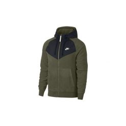 Bluzy Nike Men's Sportswear Men's Full-Zip Hoodie. Zielone bluzy męskie Nike, s, bez wzorów, bez kołnierzyka, bez rękawów, bez kaptura. Za 304,32 zł.
