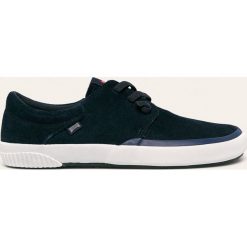 Camper - Buty skórzane Peu Rambla Vulcanizado. Niebieskie sneakersy męskie Camper, z okrągłym noskiem, na sznurówki. W wyprzedaży za 359,90 zł.