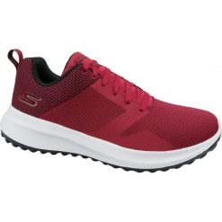 Czerwone Buty Skechers On The Go M 55330-RDBK. Czerwone buty sportowe męskie INNA MARKA, z materiału, na sznurówki. W wyprzedaży za 209,00 zł.