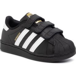 Buty adidas - Superstar Cf C EF4840 Cblack/Ftwwht/Cblack. Czarne półbuty dziewczęce Adidas, na rzepy. Za 249,00 zł.