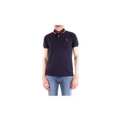 Koszulki polo z krótkim rękawem U.S Polo Assn. 51260-45000. Niebieskie koszulki męskie U.S. Polo Assn., s, bez wzorów, z krótkim rękawem. Za 329,34 zł.