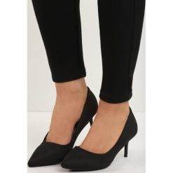 Buty ślubne damskie: Czarne Czółenka Feel Style