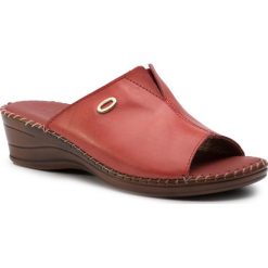 Klapki LASOCKI - ARC-ARCO-01 Red. Czerwone klapki damskie Lasocki, bez wzorów, ze skóry, bez obcasa, na obcasie. Za 79,99 zł.