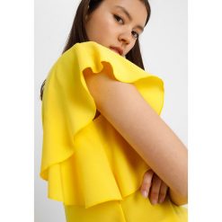 Bluzki damskie: Warehouse RUFFLE TEE Bluzka yellow