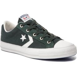 Trampki CONVERSE - Star Player Ox 163961C Outdoor Green/Whit. Zielone półbuty damskie Converse, bez wzorów, z gumy, bez zapięcia. W wyprzedaży za 229,00 zł.