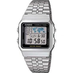 Zegarki męskie: Zegarek Casio Zegarek męski srebrny (A500WEA-1EF)